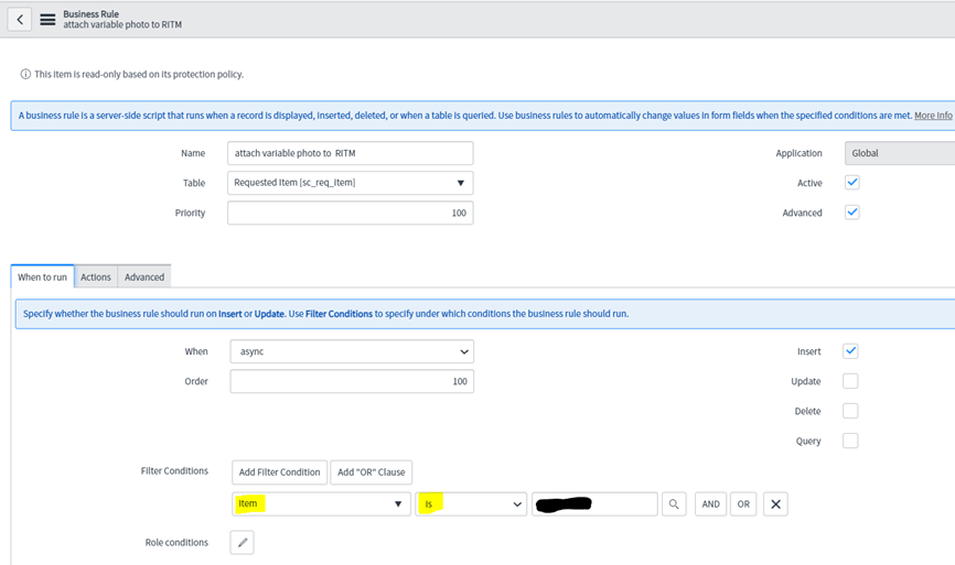 Async Business Rules scenario -  servicenowwithrunjay.com