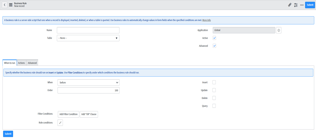 business rule in servicenow - servicenowwithrunjay.com