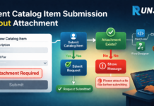 Prevent Catalog item Submission if there is no attachment